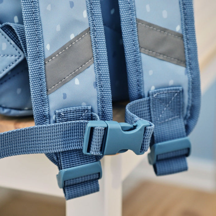 Personalised Tiny Blue Backpack