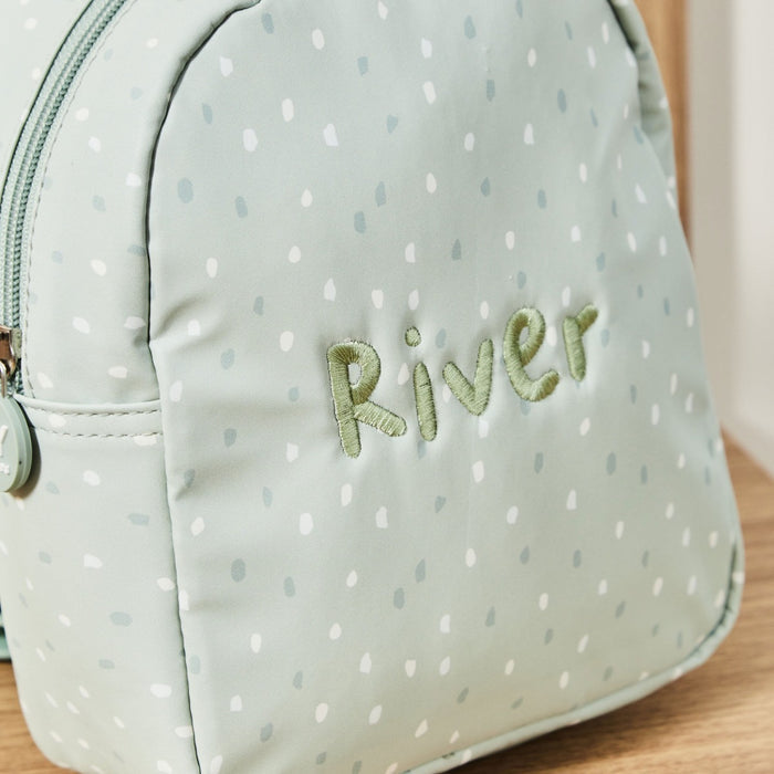 Personalised Tiny Sage Backpack
