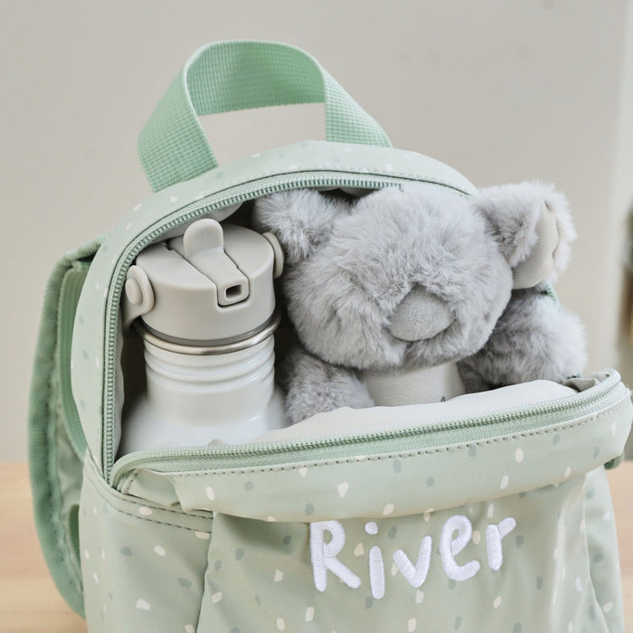 Personalised Tiny Sage Backpack