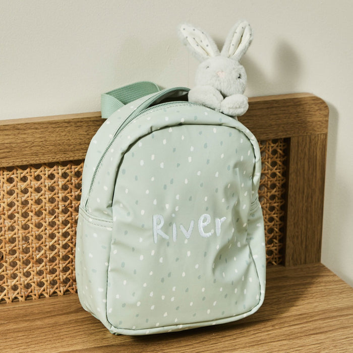 Personalised Tiny Sage Backpack