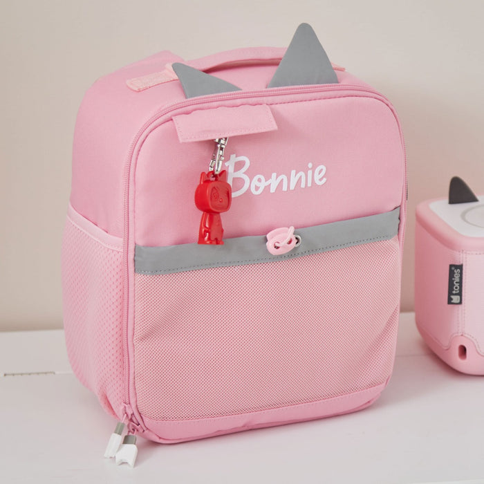 Personalised Tonies Pink Backpack with Creative Mini
