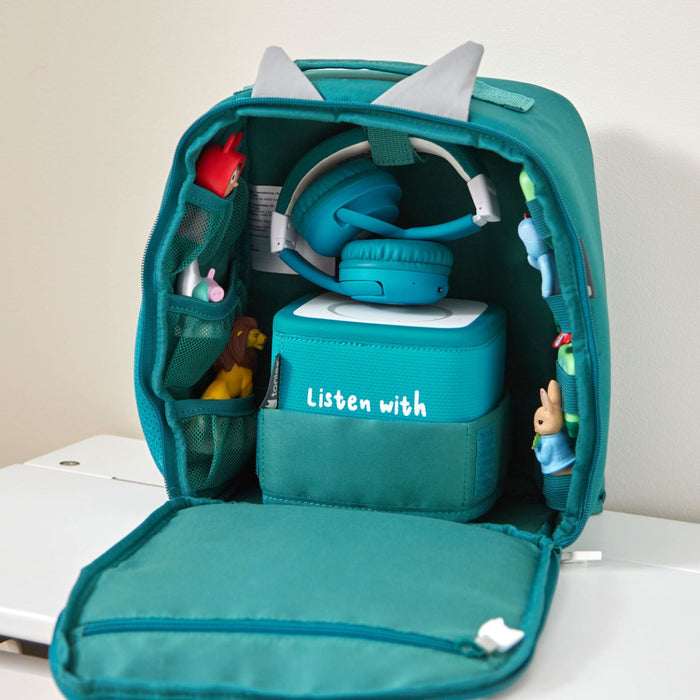Personalised Tonies Teal Backpack with Creative Mini