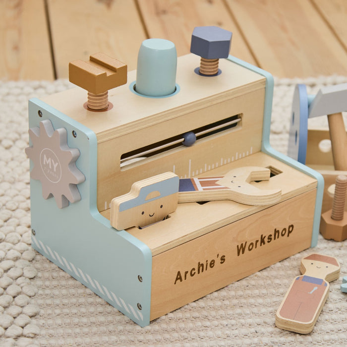 Personalised Tool Hammer and Box Gift Set