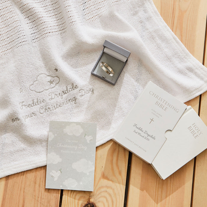 Personalised Traditional On Your Christening Day Gift Set