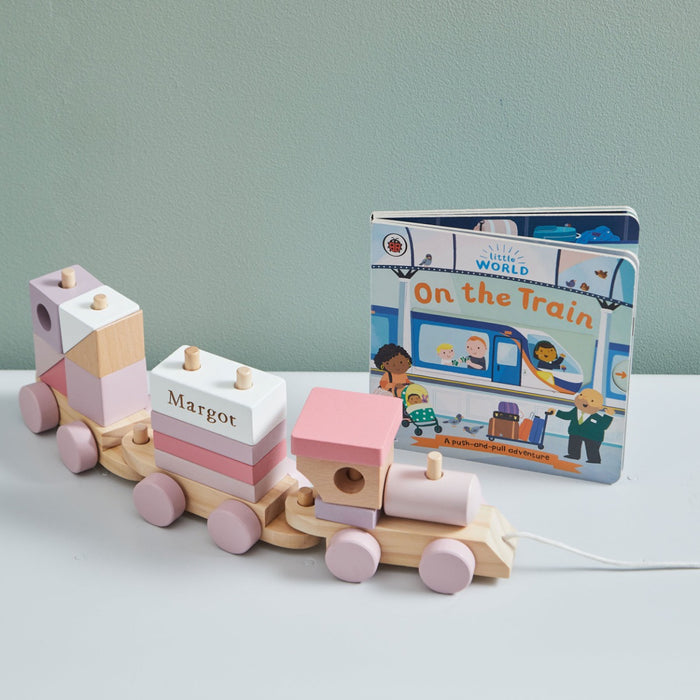 Personalised Train Read & Play Gift Set