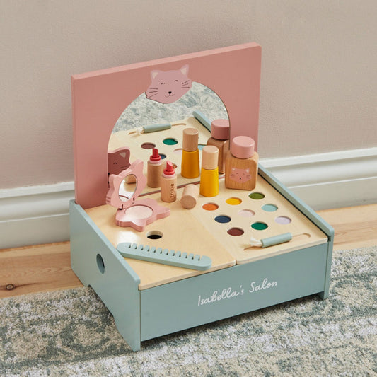 Personalised Trixie Cat Tabletop Vanity Mirror
