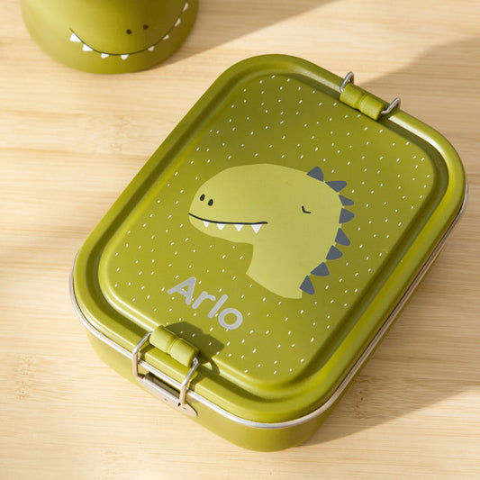 Personalised Trixie Mr Dino Small Lunch Box