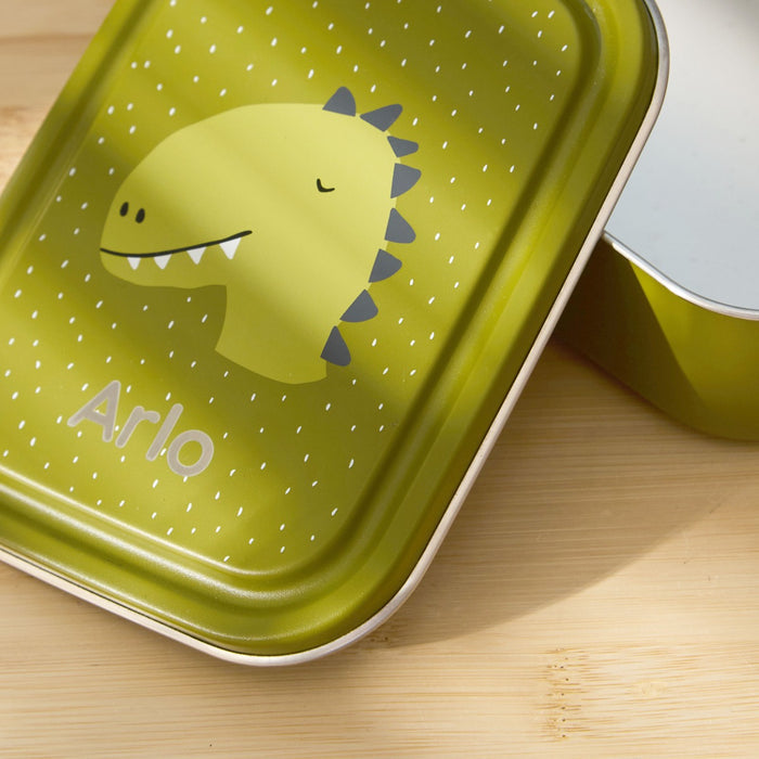 Personalised Trixie Mr Dino Small Lunch Box
