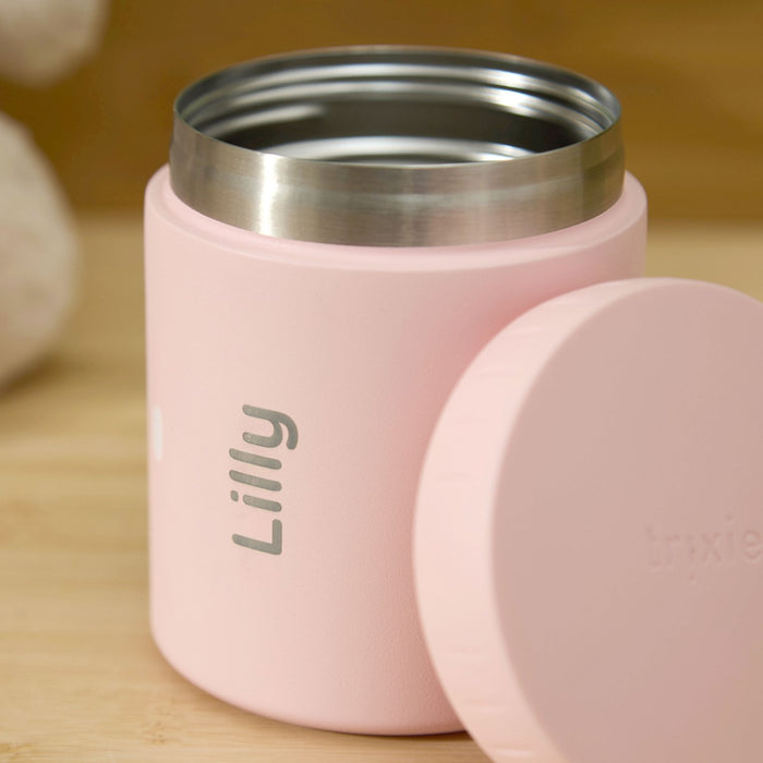 Personalised Trixie Mrs Rabbit Insulated Food Jar