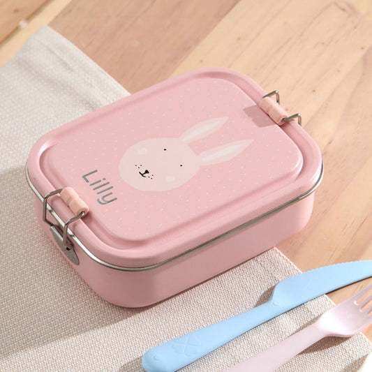 Personalised Trixie Mrs Rabbit Small Lunch Box