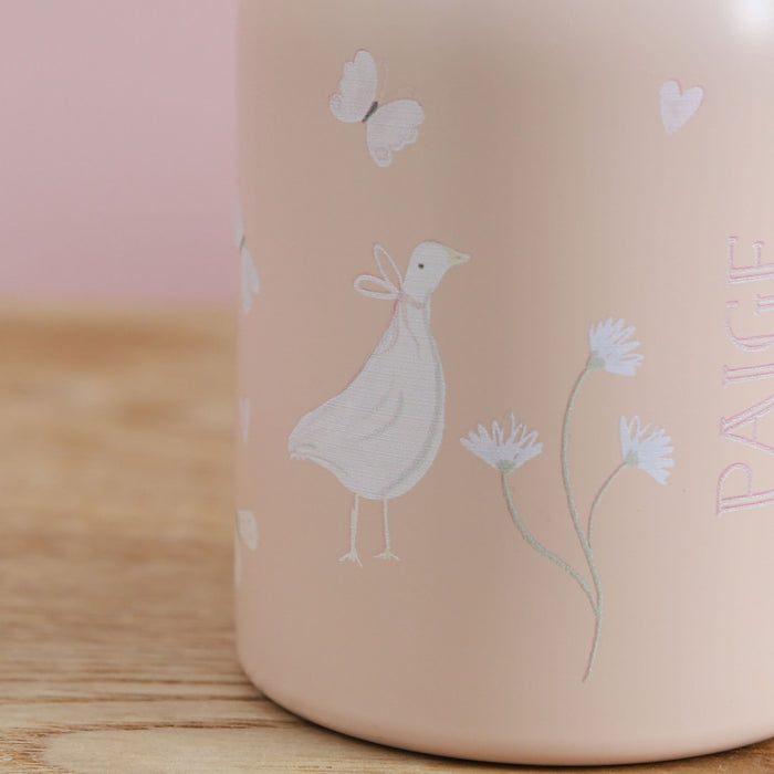 Personalised Twinkle Tales Pink Water Bottle