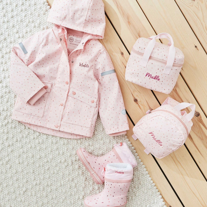 Personalised Ultimate Pink Spot School Starter Gift Set