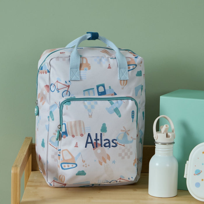 Personalised Under The Same Sky Cube Medium Backpack