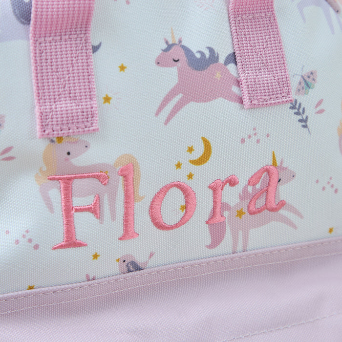 Personalised Unicorn Grab Medium Backpack