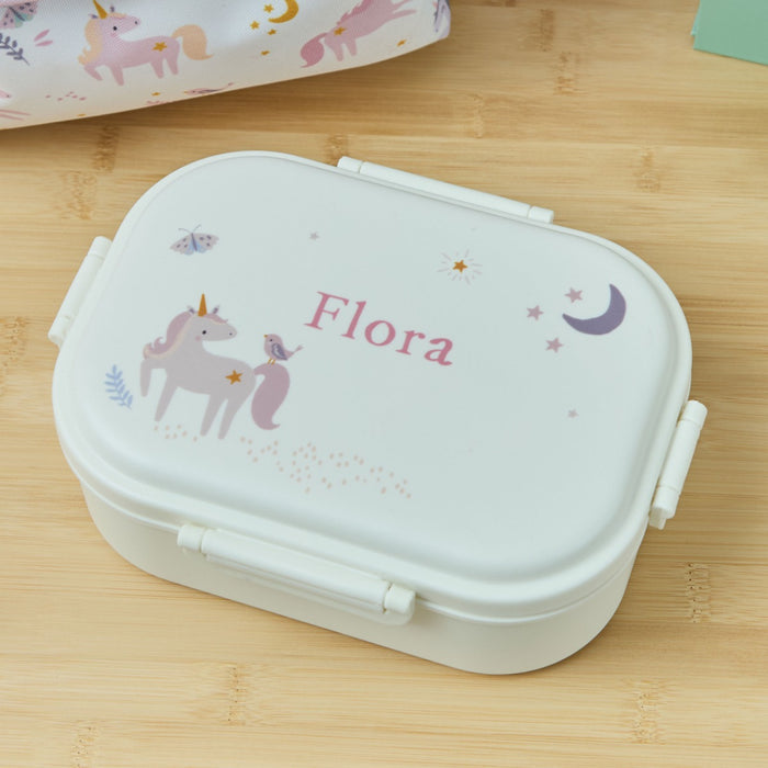 Personalised Unicorns Print Lunchbox