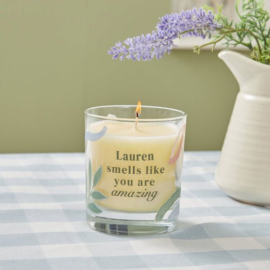 Personalised Wellness Candle