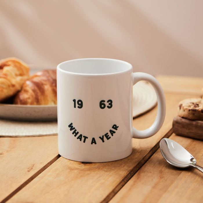 Personalised What a Year Smile Mug