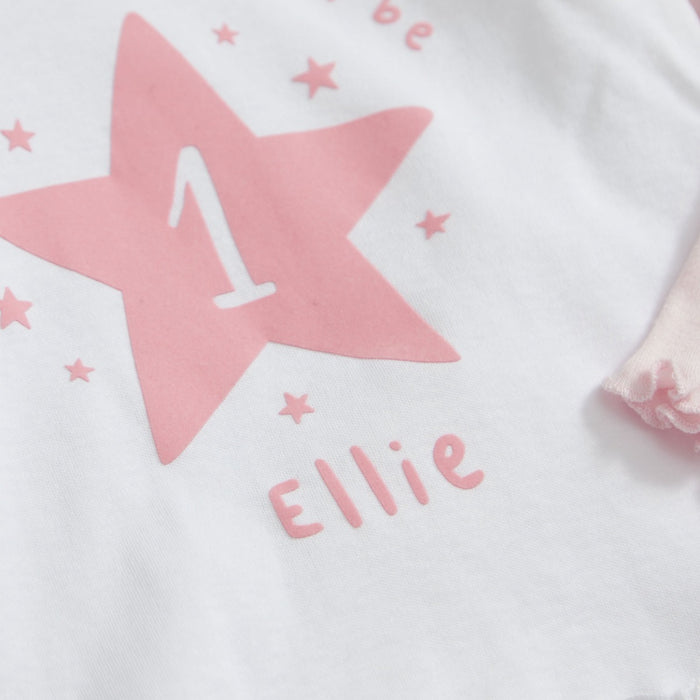 Personalised 'When I Wake Up I'll Be' Pink Pyjamas