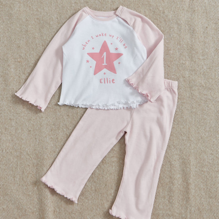 Personalised 'When I Wake Up I'll Be' Pink Pyjamas
