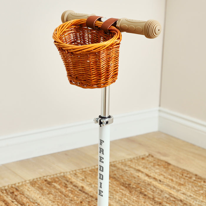 Personalised White Banwood Scooter and Helmet