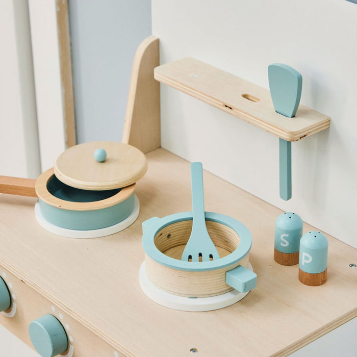 Personalised White FSC® Wooden Kitchen & Washing Machine Toy