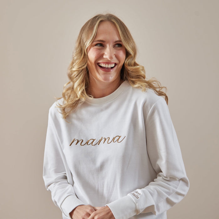 Personalised White Mama Sweatshirt