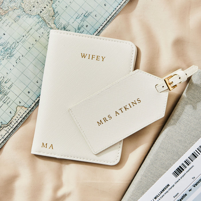 Personalised Wifey Travel Set by Made Yours