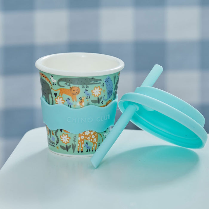 Personalised Wild Animal Chino Club Babychino Cup
