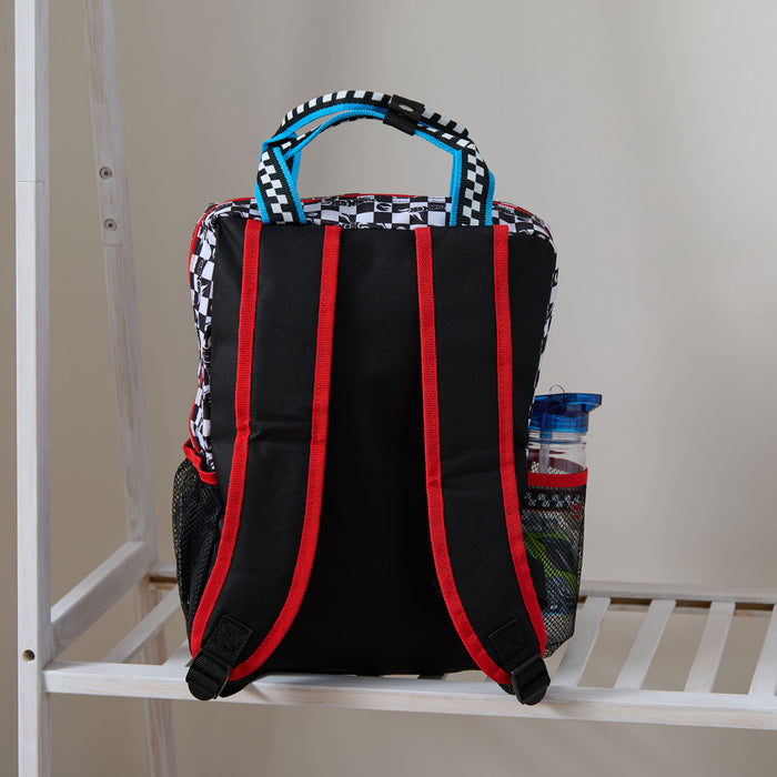 Personalised William Lamb Hot Wheels Water Bottle And Backpack