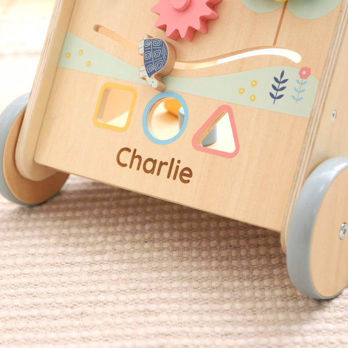 Personalised Wooden Activity Walker
