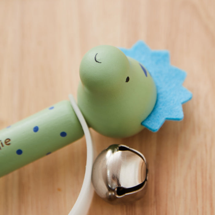 Personalised Wooden Dinosaur Handbell FSC®