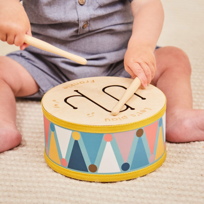 Personalised Wooden Drum Toy FSC®