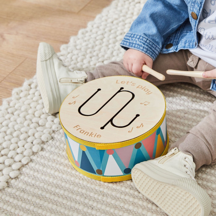 Personalised Wooden Drum Toy FSC®