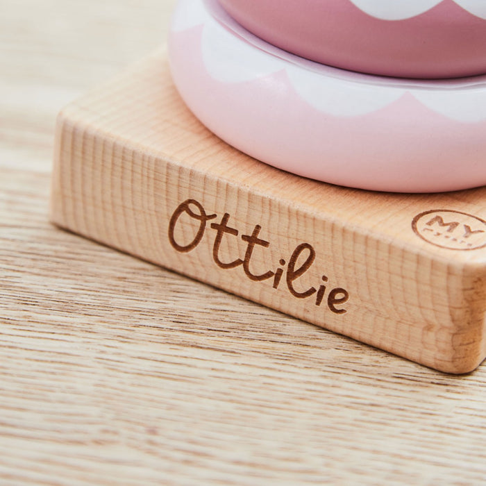 Personalised Wooden Fairy Stacker Toy FSC®