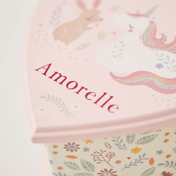 Personalised Wooden Meadow Music Jewellery Box FSC®