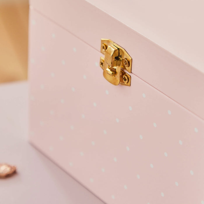 Personalised Wooden Pink Jewellery Box FSC®
