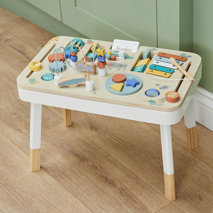 Personalised Wooden Safari Activity Table FSC®