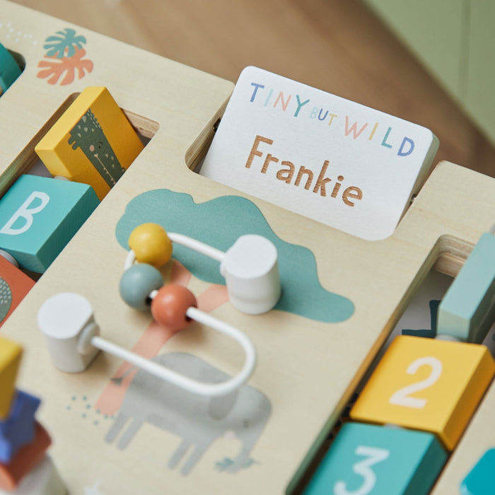 Personalised Wooden Safari Activity Table FSC®