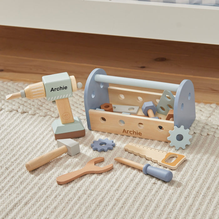 Personalised Wooden Tools Essentials Set