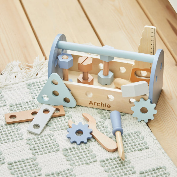 Personalised Wooden Toy Tool Box FSC®