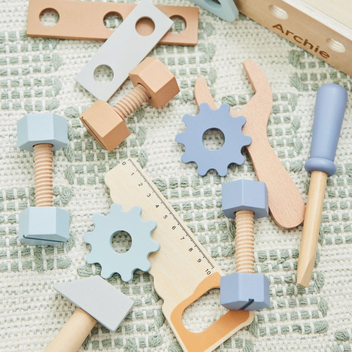 Personalised Wooden Toy Tool Box FSC®