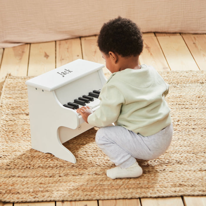 Personalised Wooden White Piano FSC®