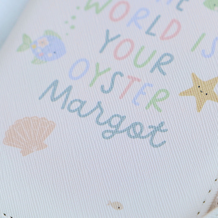 Personalised World Is Your Oyster White Passport and Tag