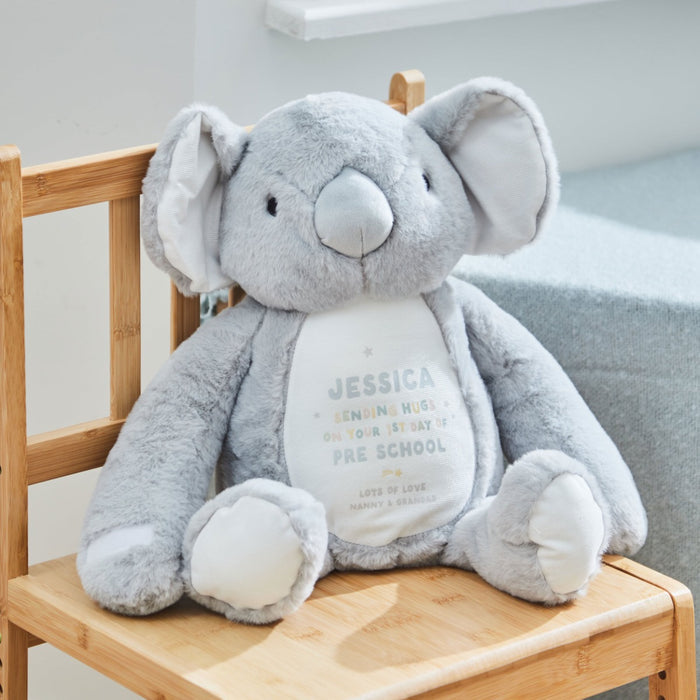 Personalised Your First Day Large Koala Soft Toy