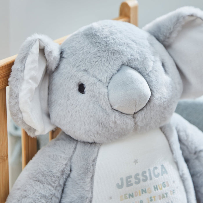 Personalised Your First Day Large Koala Soft Toy