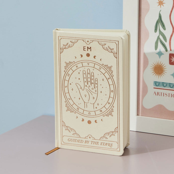Personalised Zodiac Sign Copper Embossed Notebook by Made Yours