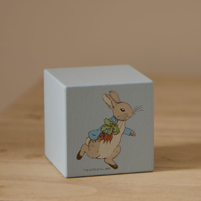 Peter Rabbit™ Blue Keepsake Block