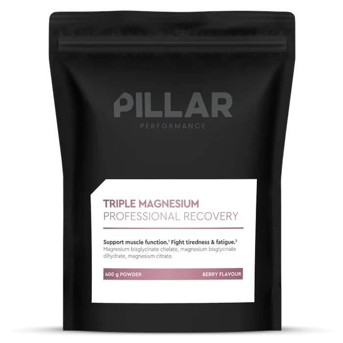 Pillar | Triple Magnesium Powder | Berry | Value Pack | 400 gram