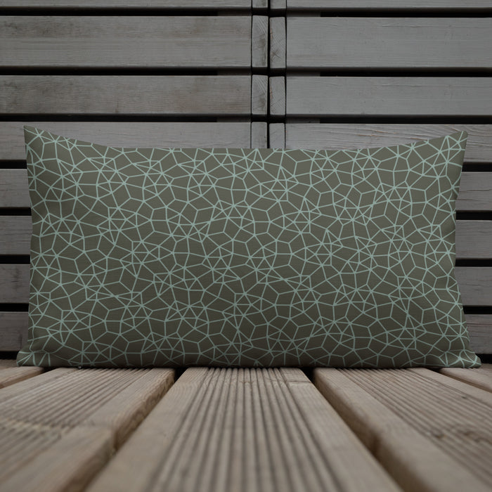 Pillow Geometric Pattern – Topo - symbolika