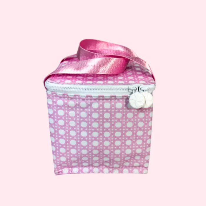 Pink Bungalow Snack Square